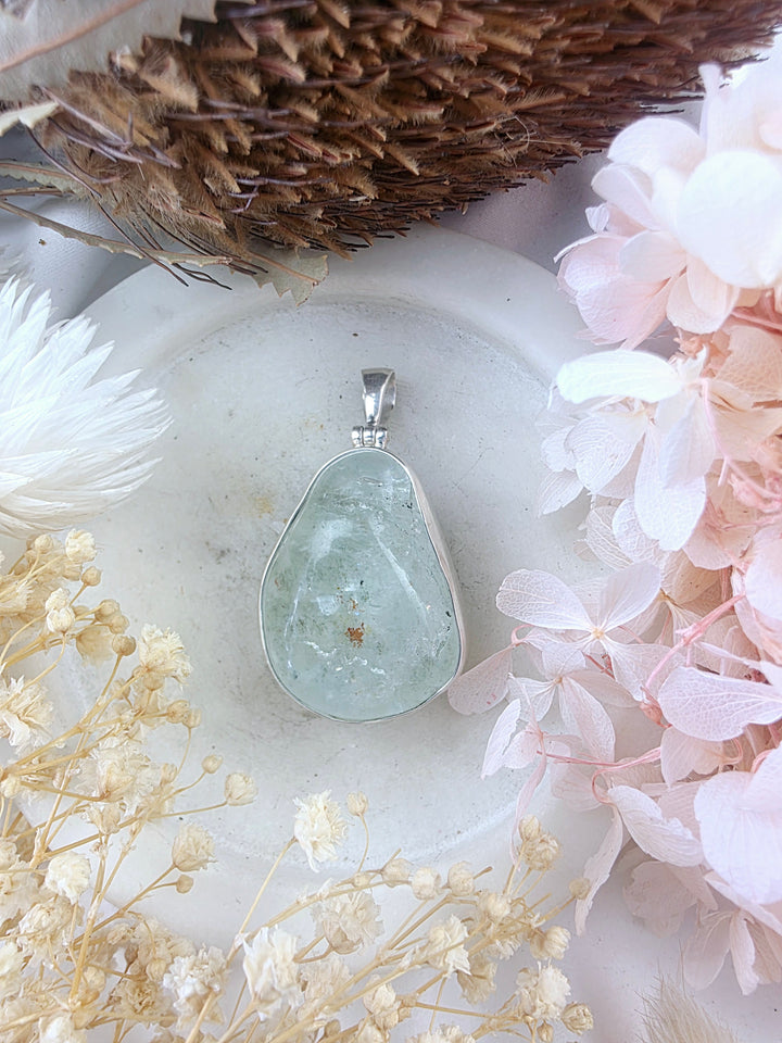 Topaz Silver Pendant