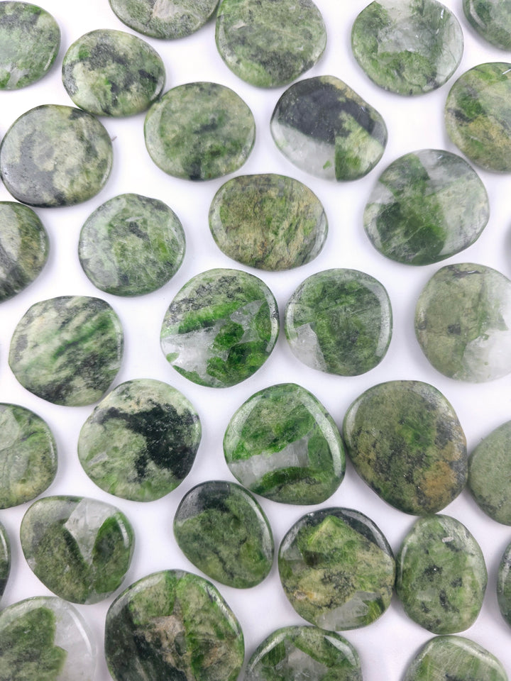Diopside Medium Flat Stone