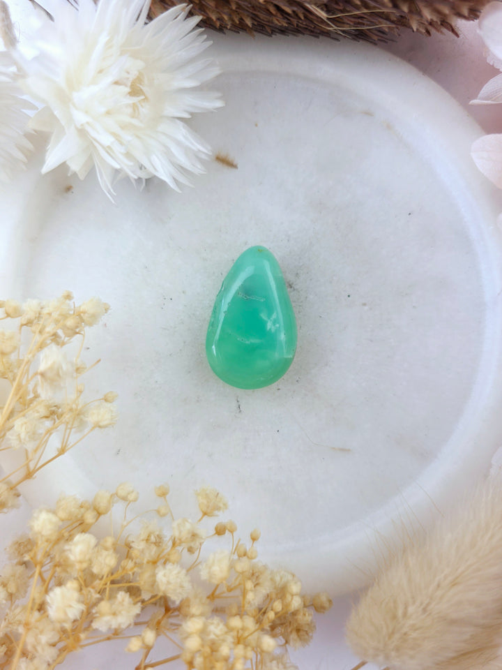 Chrysoprase Tumbled Pendant
