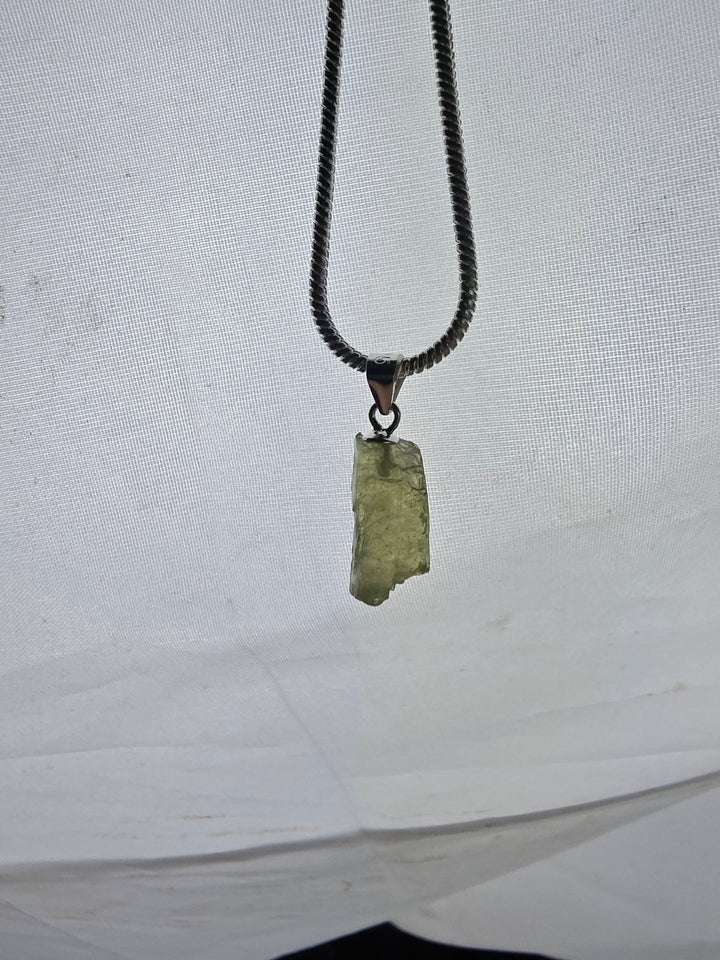 Green & Blue Tourmaline Silver Pendant — Flow & Flourish
