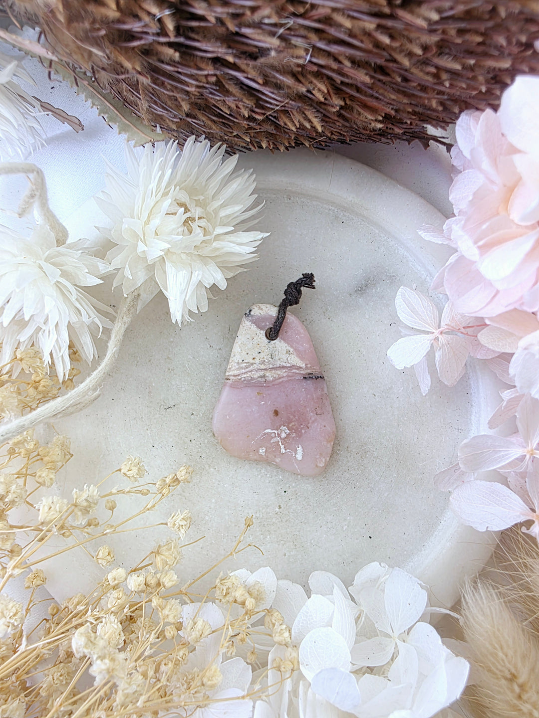Pink Opal Pendant