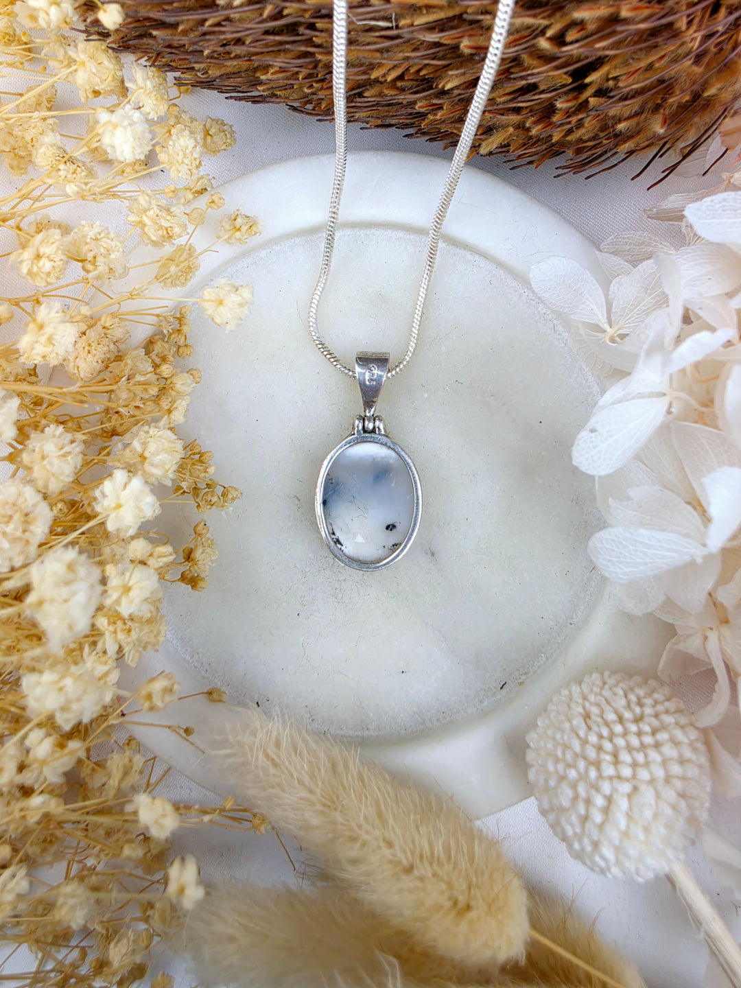 Merlinite Silver Pendant — Everyday Magic