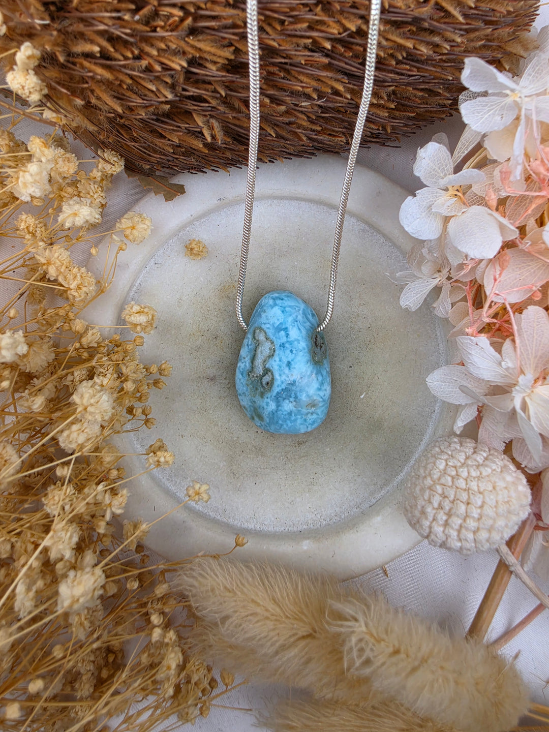 Larimar Pendant