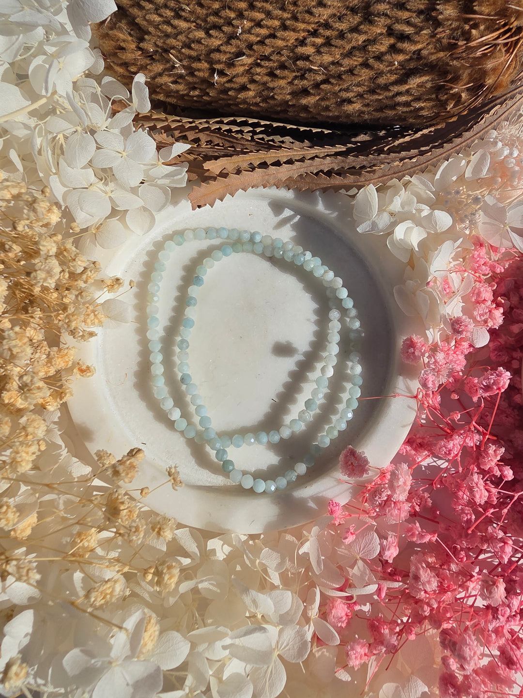 Amazonite Faceted Bracelet 4mm