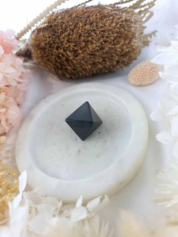 Shungite Octrahedron