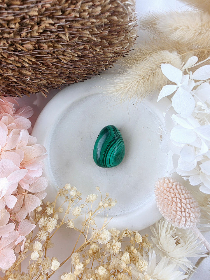 Malachite Tumbled Pendant