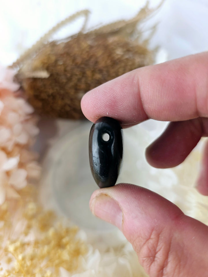 Black Tourmaline Heart Pendant
