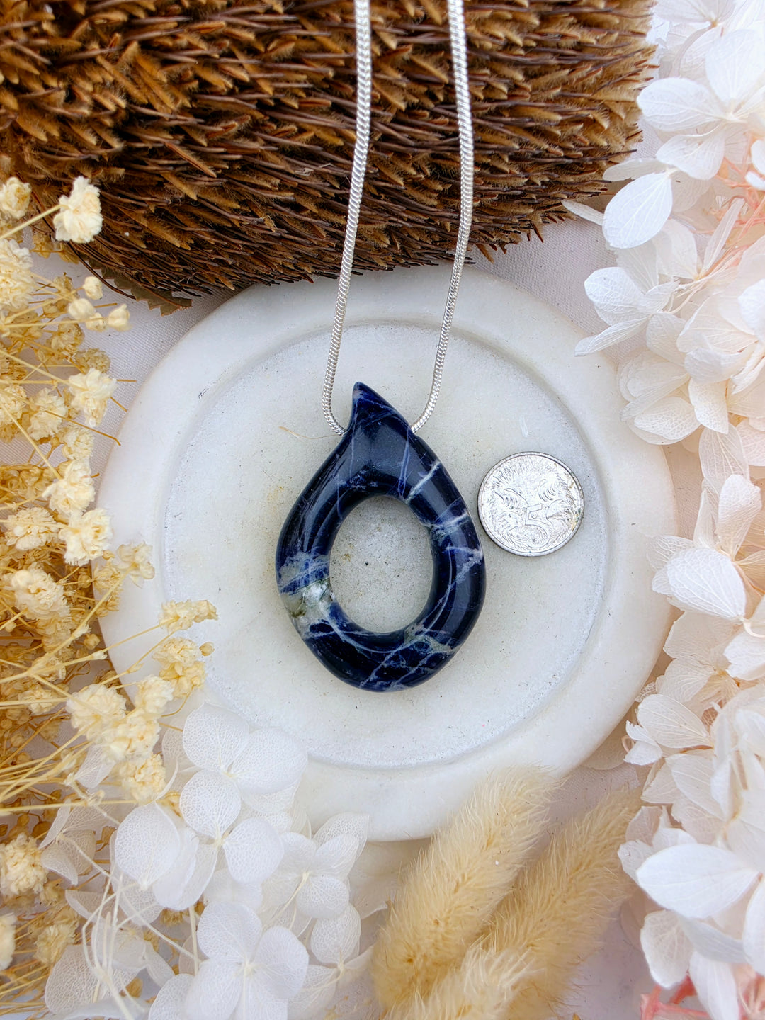 Sodalite Tear Drop Pendant