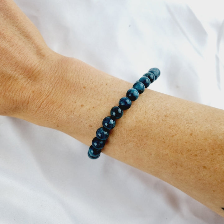 Blue Apatite Bracelet - 8mm #2