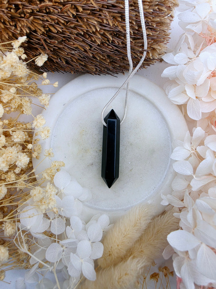 Black Obsidian Pendant