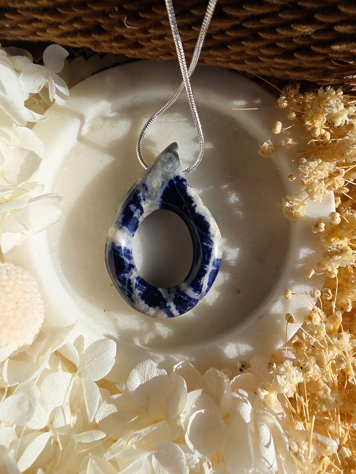 Sodalite Tear Drop Pendant
