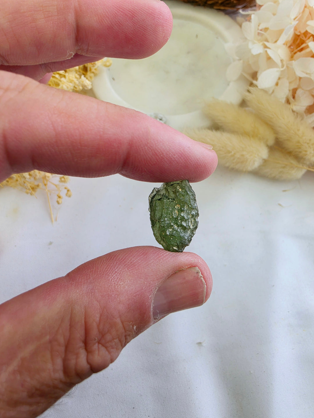 Moldavite Specimen — Manifest & Transform