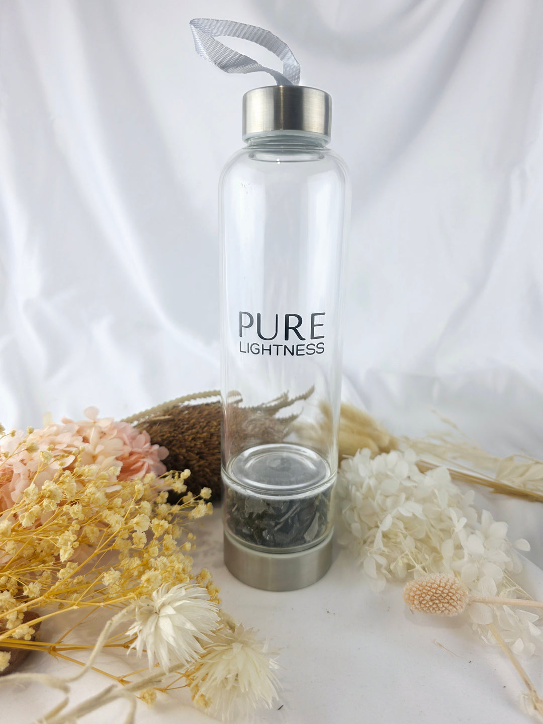 Water Bottle With Crystal Infusion Chamber