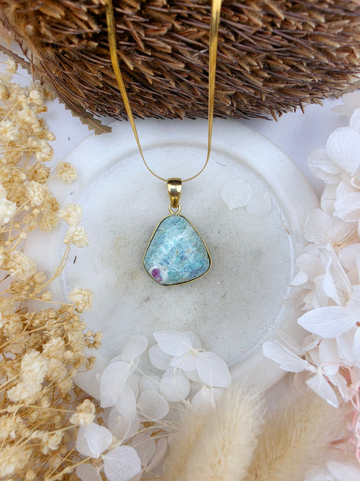 Ruby Fuchsite Pendant