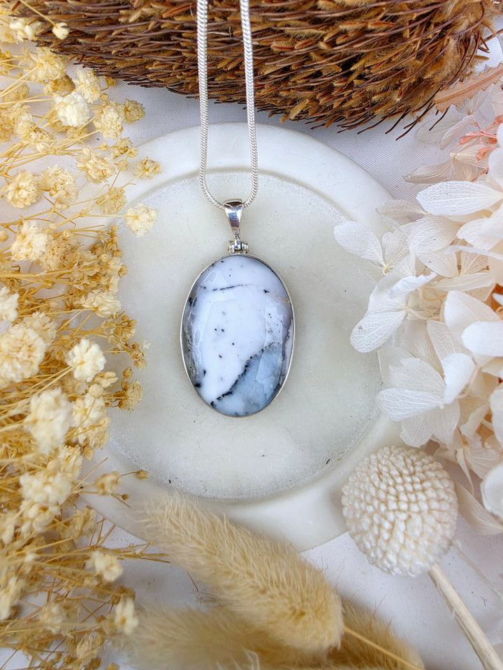 Merlinite Silver Pendant — Everyday Magic