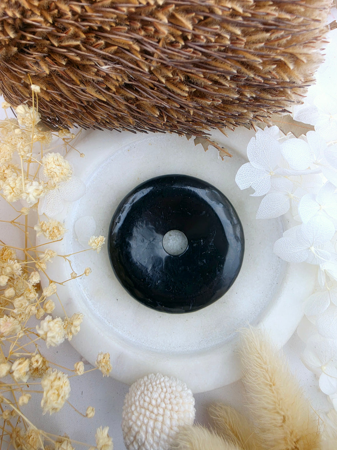 Shungite Donut Pendant Extra Large