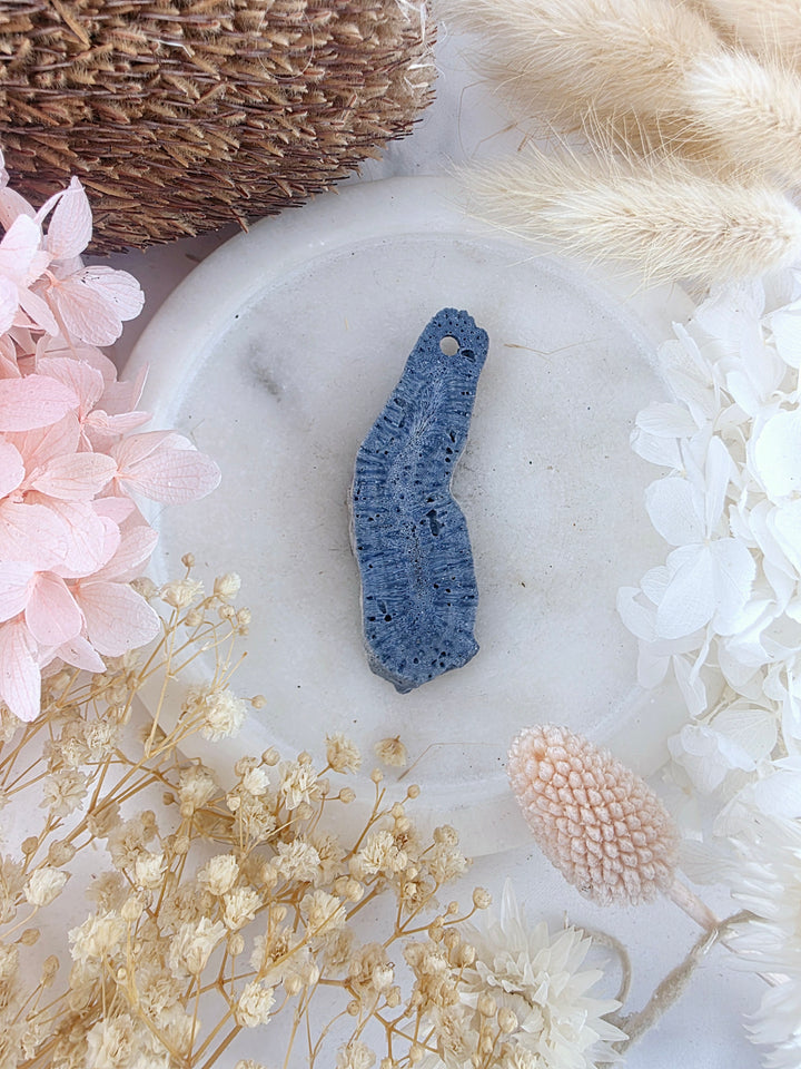 Blue Coral Pendant