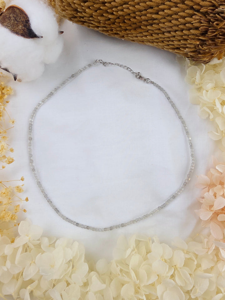 Labradorite Faceted Necklace - The Shield of Light