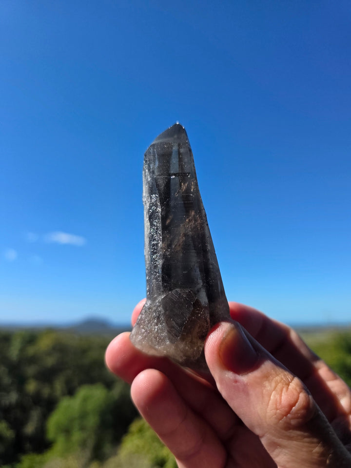 Lemurian Smoky Quartz Laser
