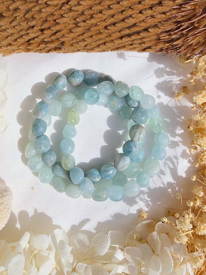 Aquamarine Bracelet - 8/12mm