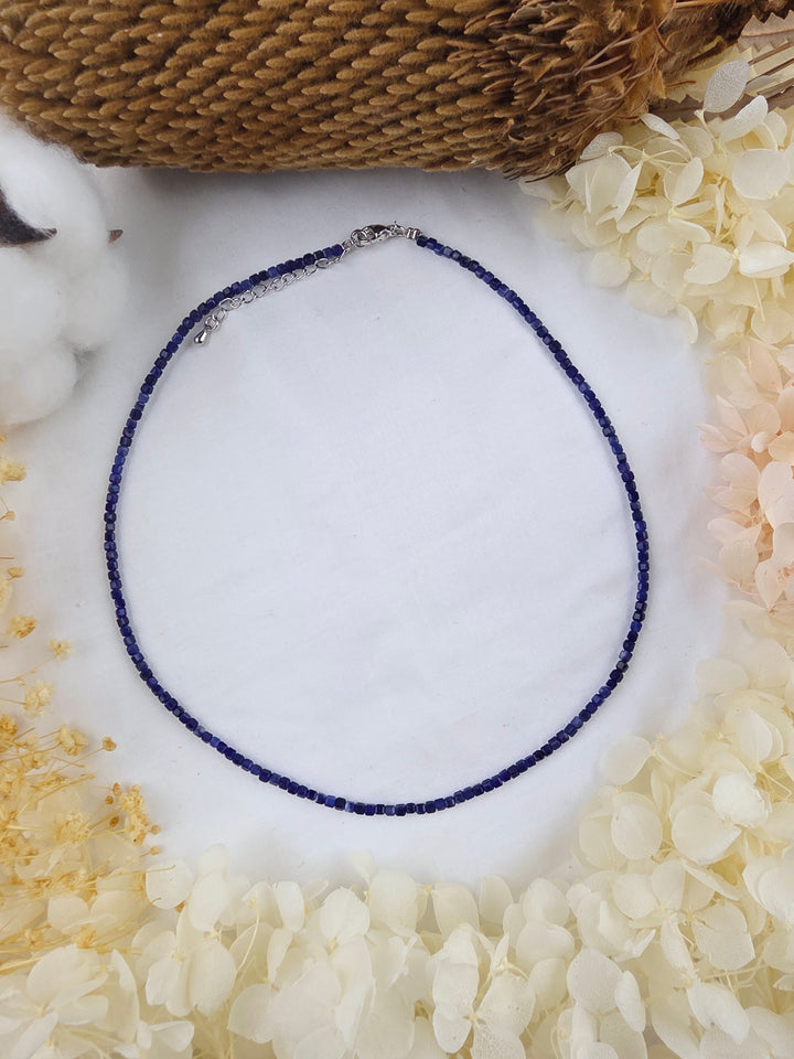 Sodalite Faceted Necklace — Calm Truth