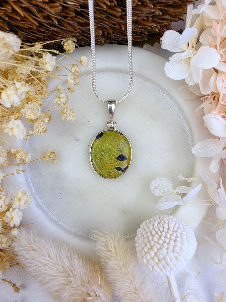 Atlantisite Silver Pendant