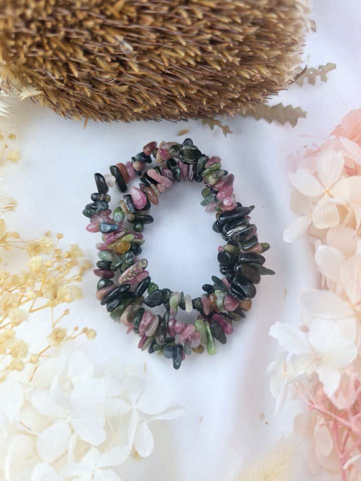 Watermelon Tourmaline Bracelet - Chip #3