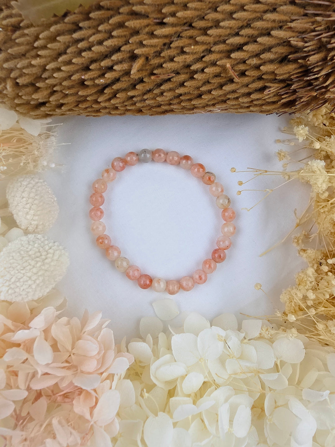 Sunstone Bracelet - 6mm