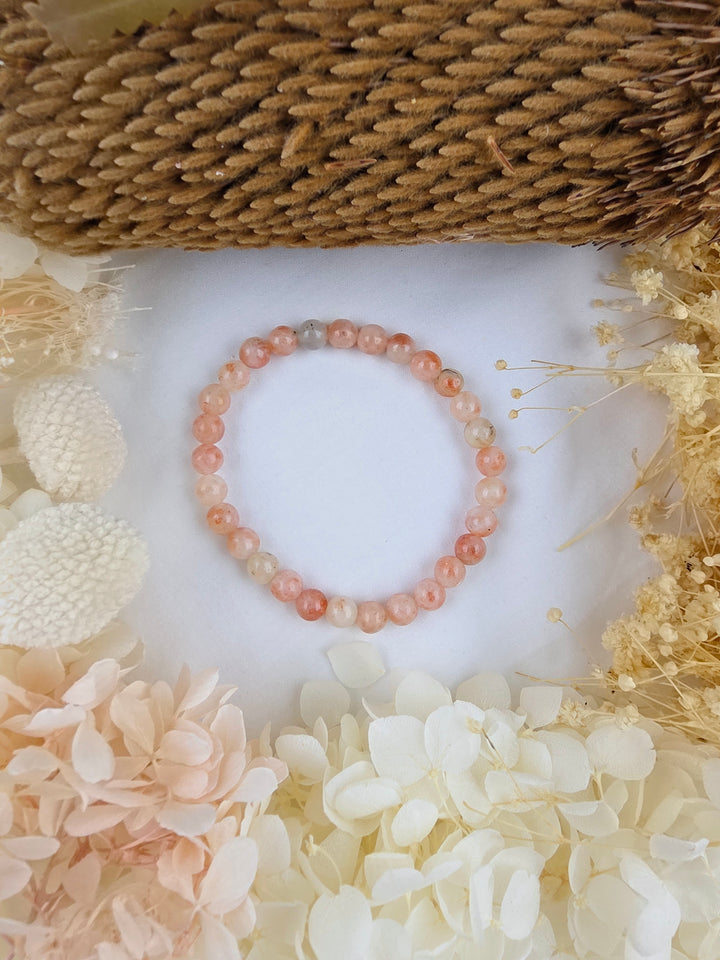 Sunstone Bracelet - 6mm