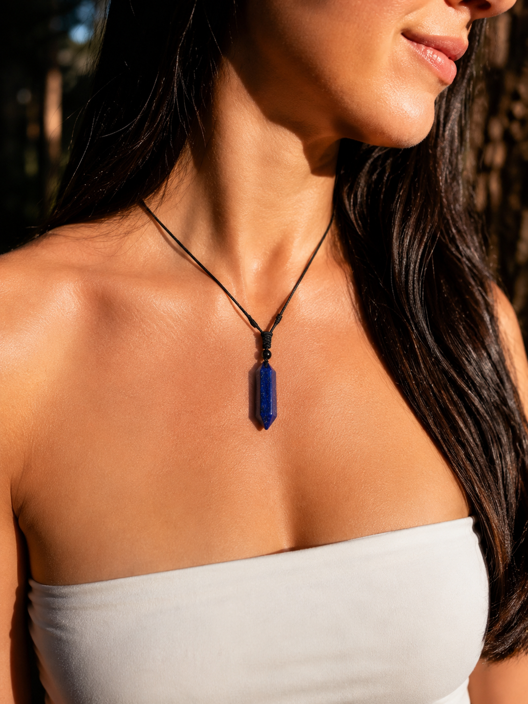 Lapis Lazuli Compass Pendant