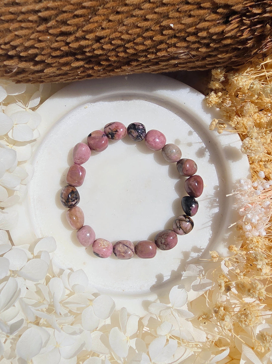 Rhodonite bracelet - 10/12mm