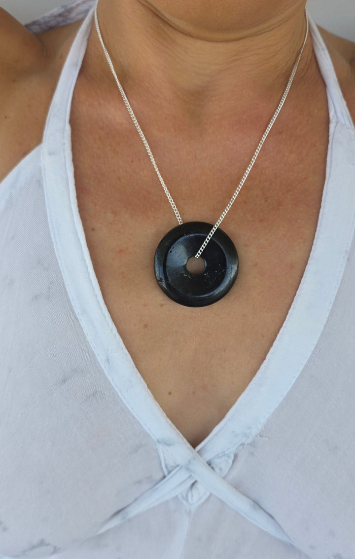 Shungite Donut Pendant Medium