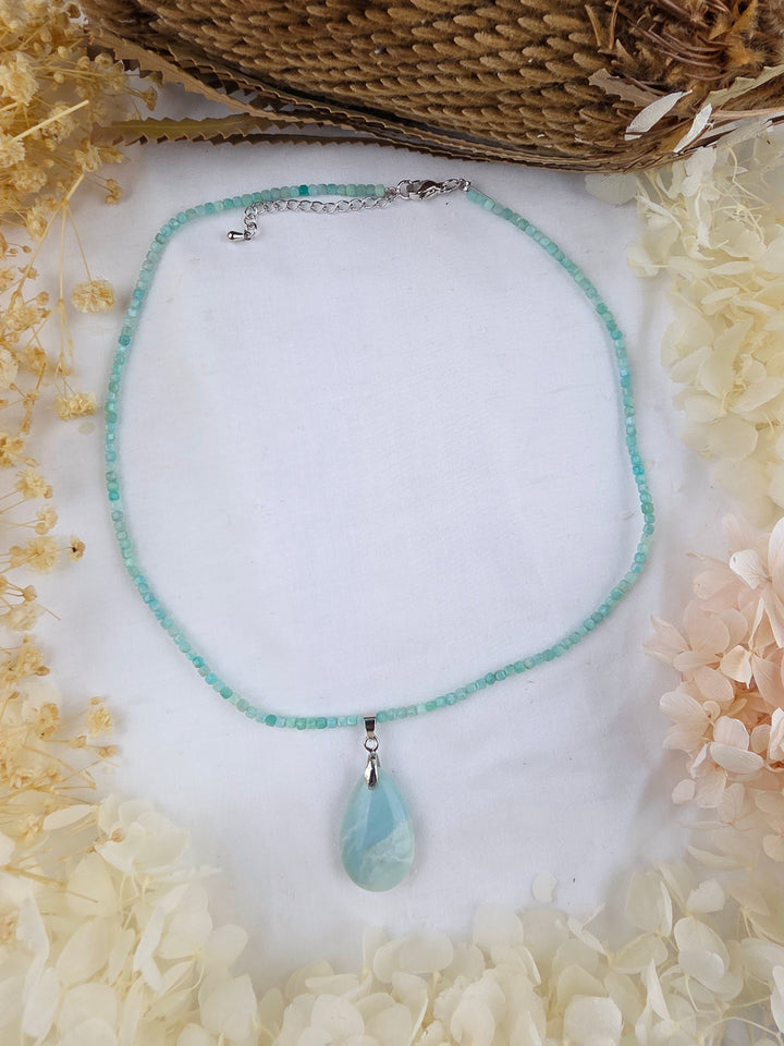 Amazonite Necklace Set — Balance and Calm