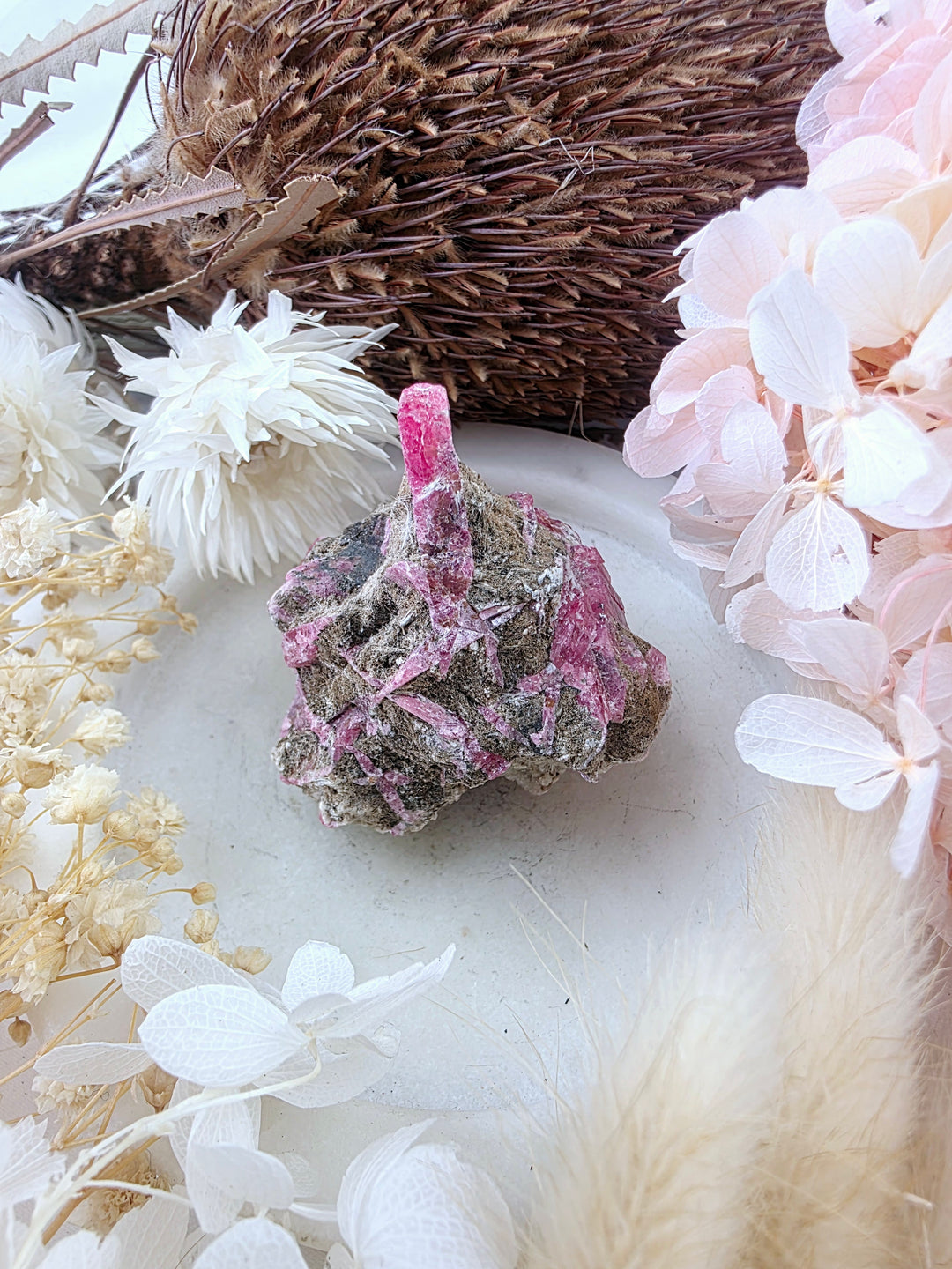 Rhodonite Natural Cluster
