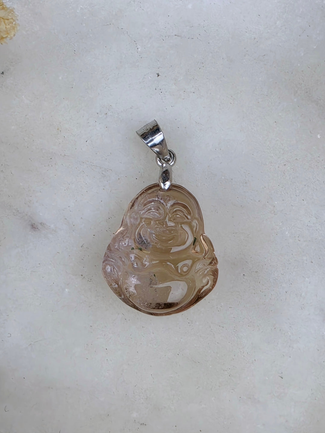 Ametrine Buddha Silver Pendant