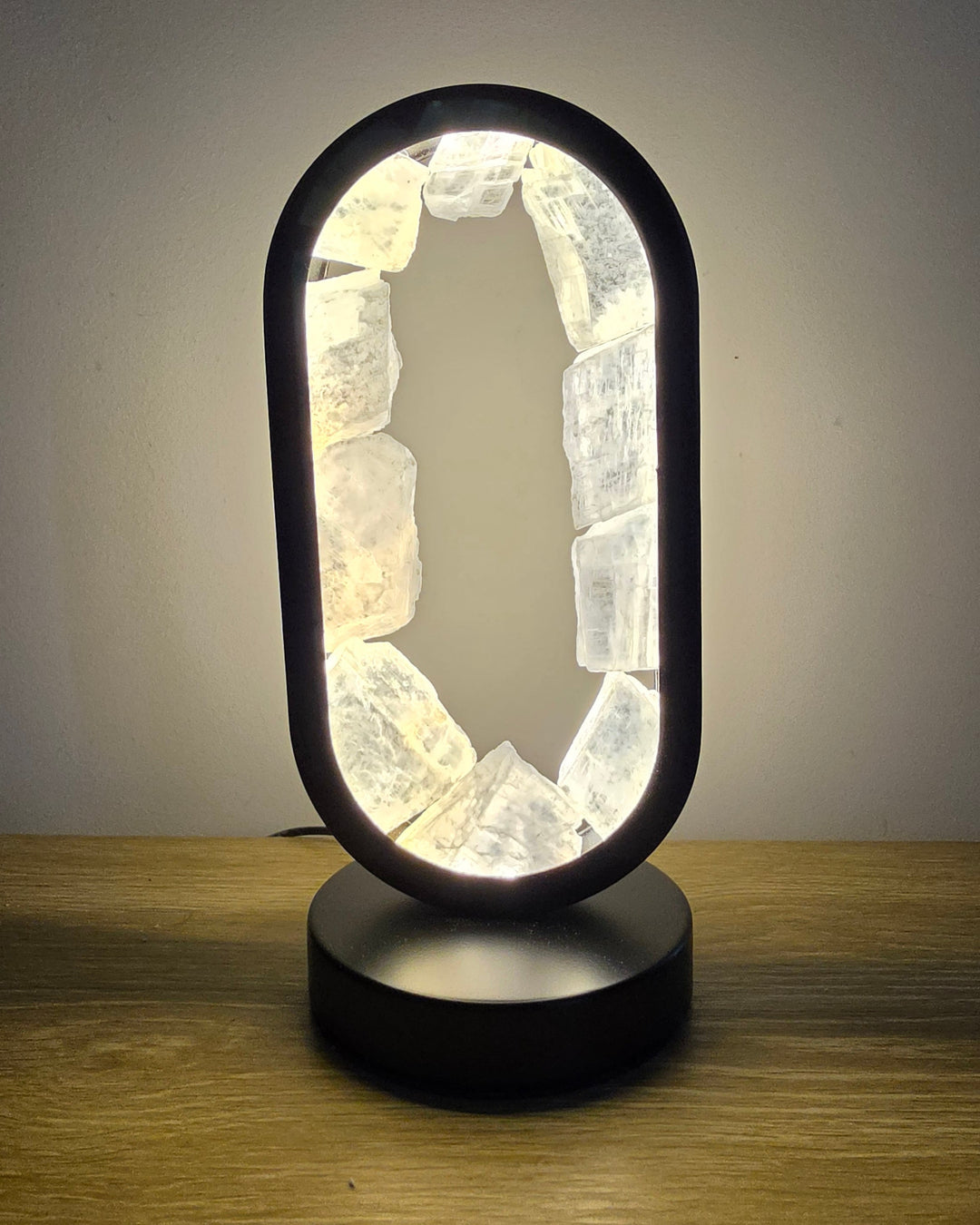 Selenite Star Gate Lamp