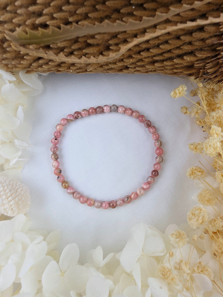 Rhodochrosite Bracelet - 4mm