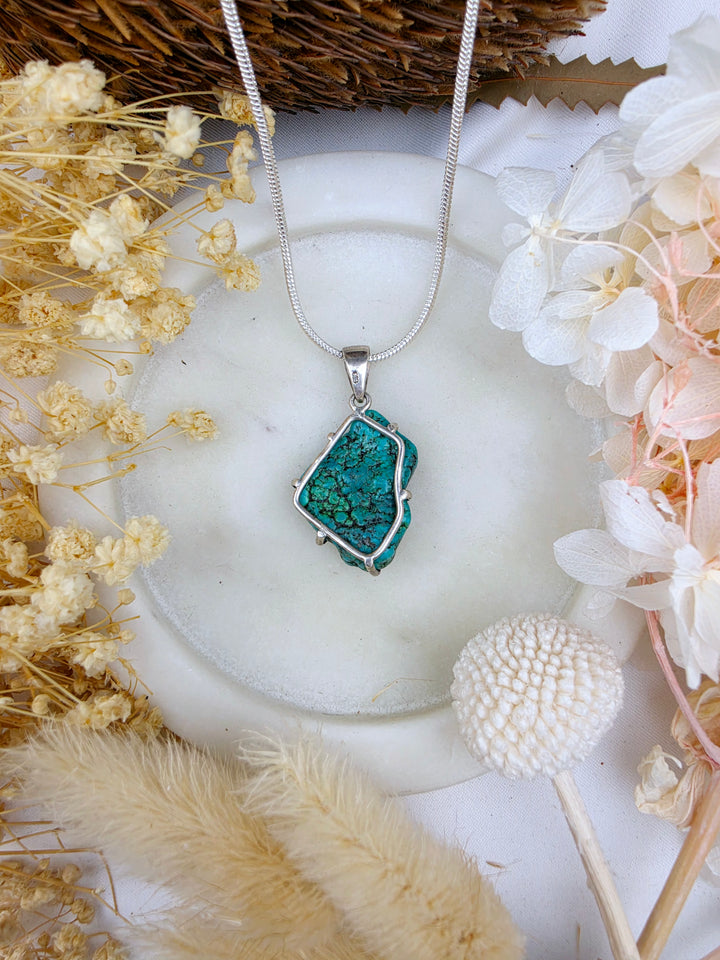 Turquoise Silver Necklace