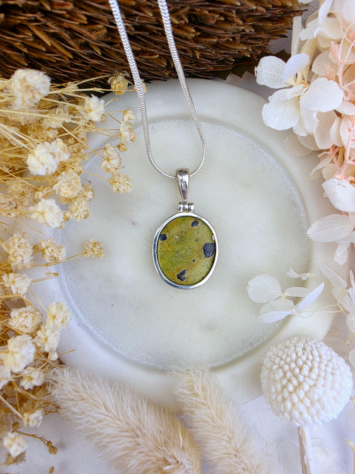 Atlantisite Silver Pendant