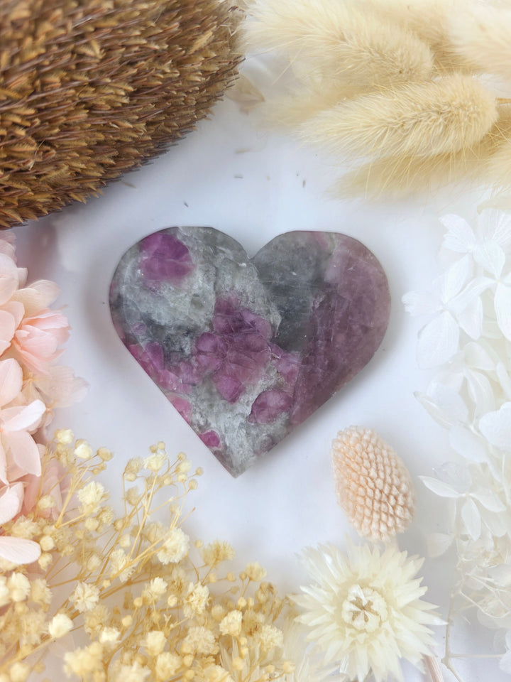 Pink Tourmaline Heart