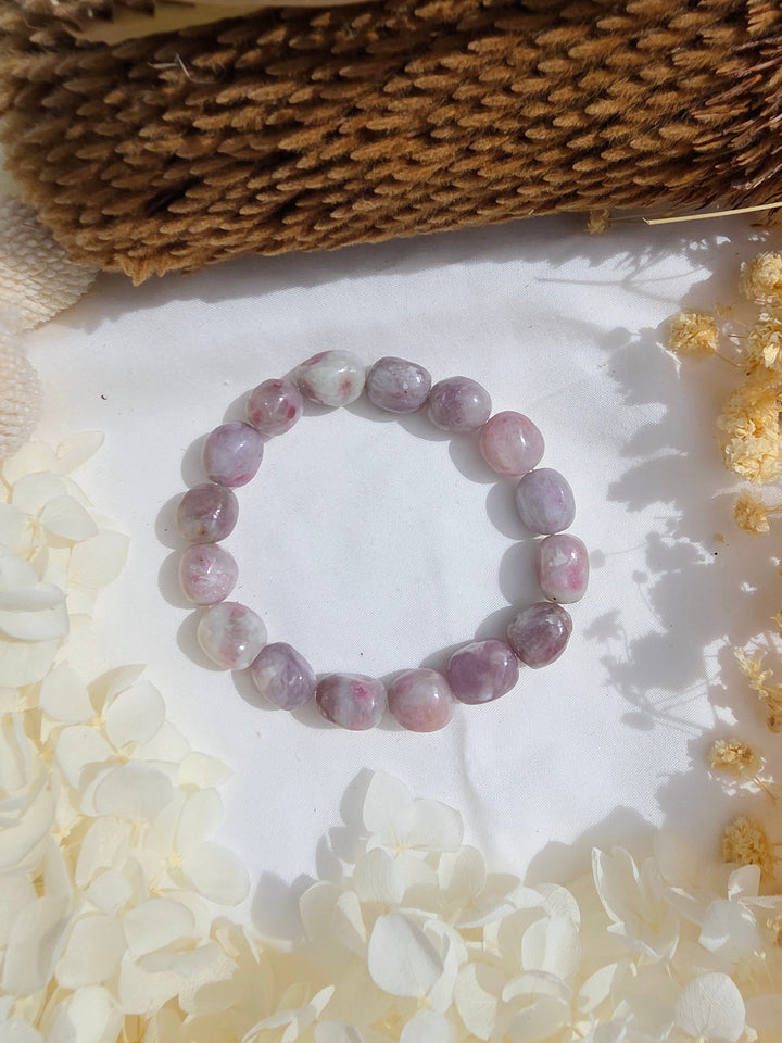 Pink Tourmaline Bracelet - 8/10mm