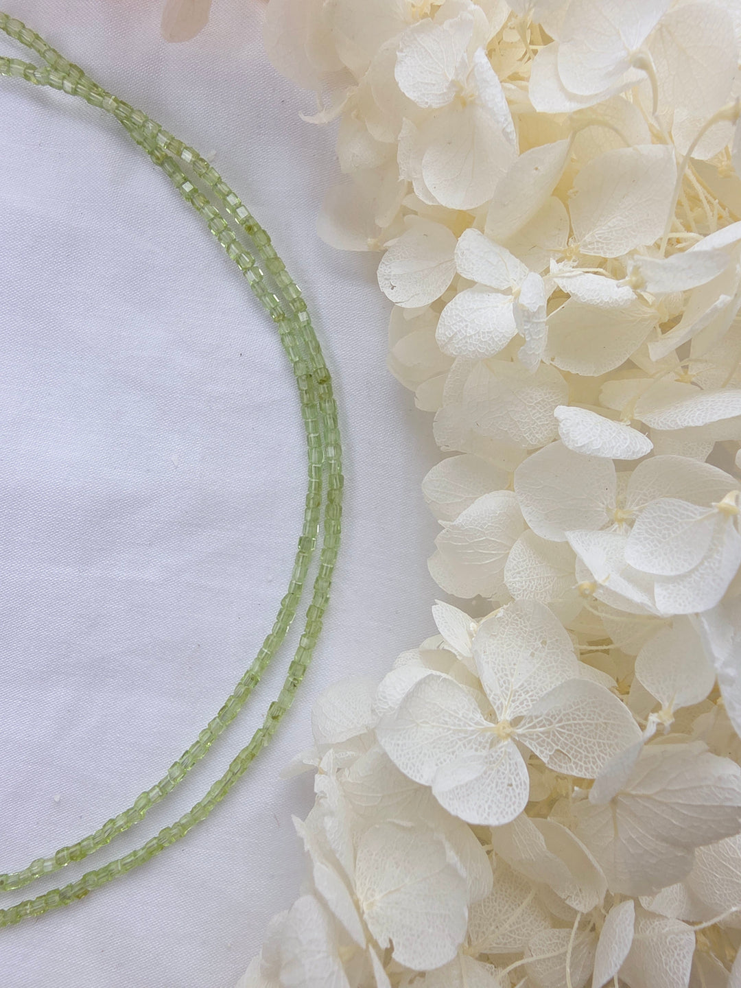 Peridot Faceted Necklace - Sunny Heart