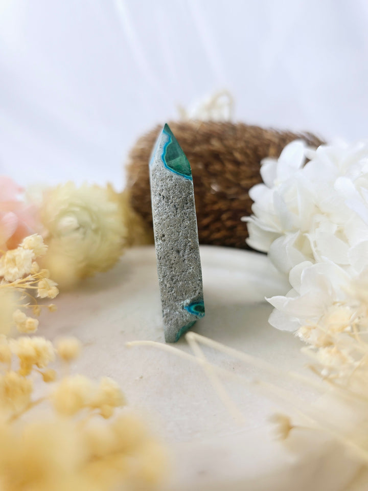 Malachite Chrysocolla Tower
