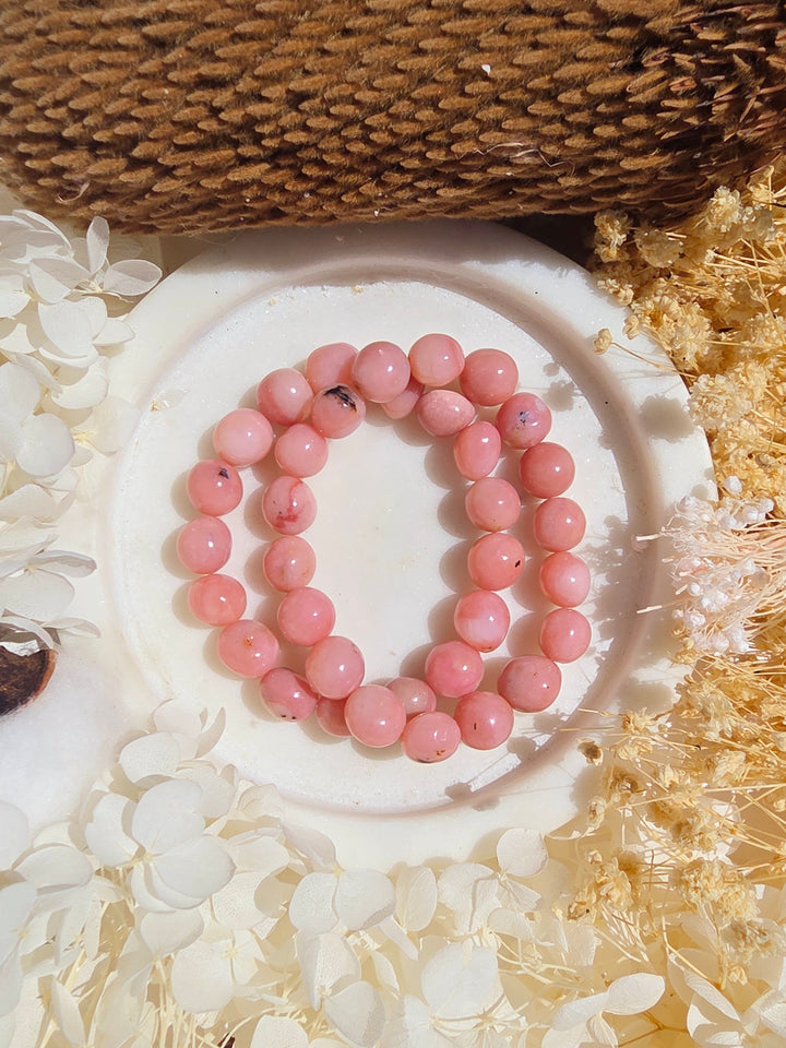 Pink Opal Bracelet - 10/12mm