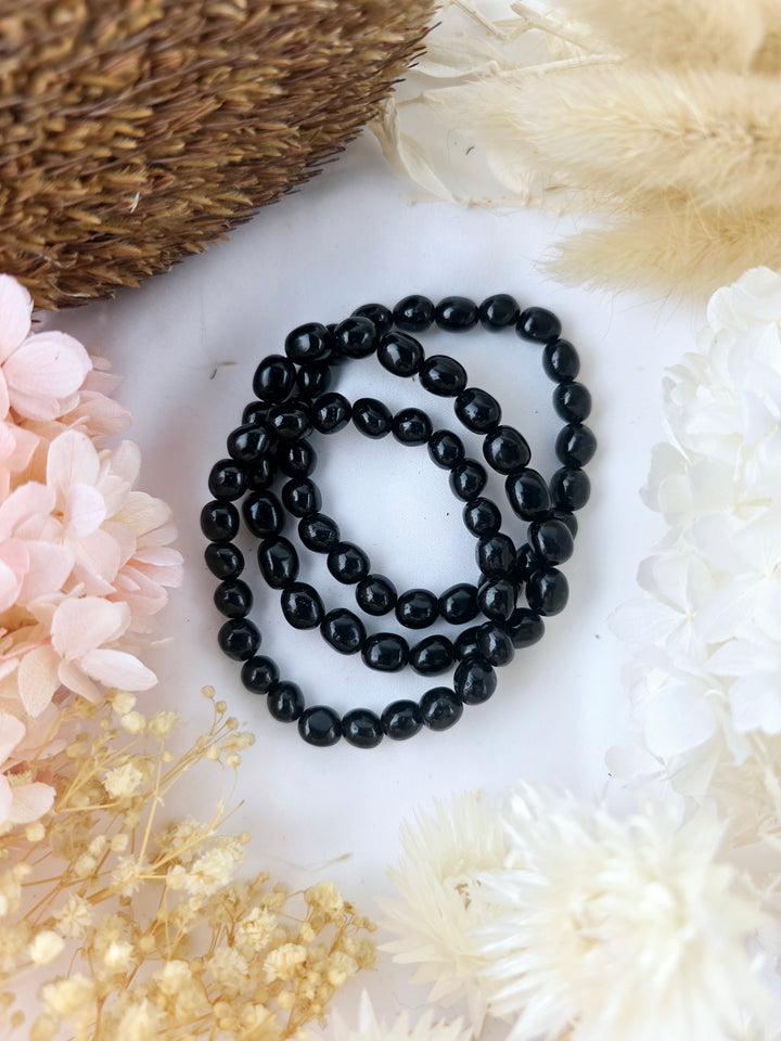 Black Obsidian Bracelet - Tumbled