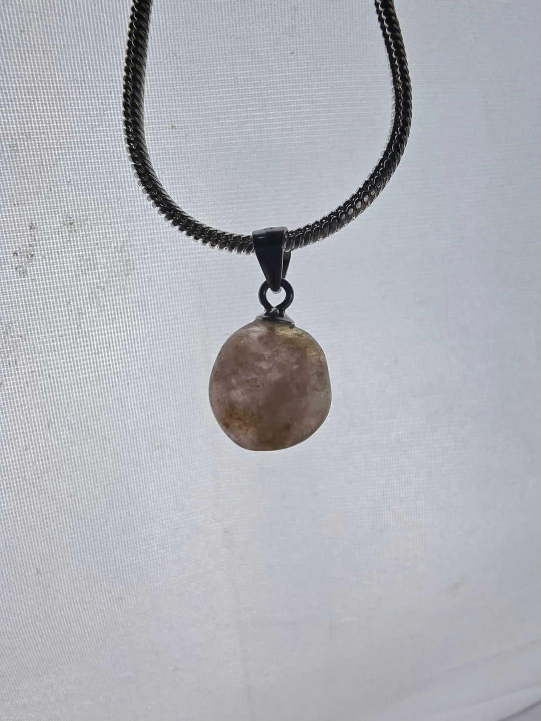 Pink & Green Tourmaline Silver Pendant — Flow & Flourish