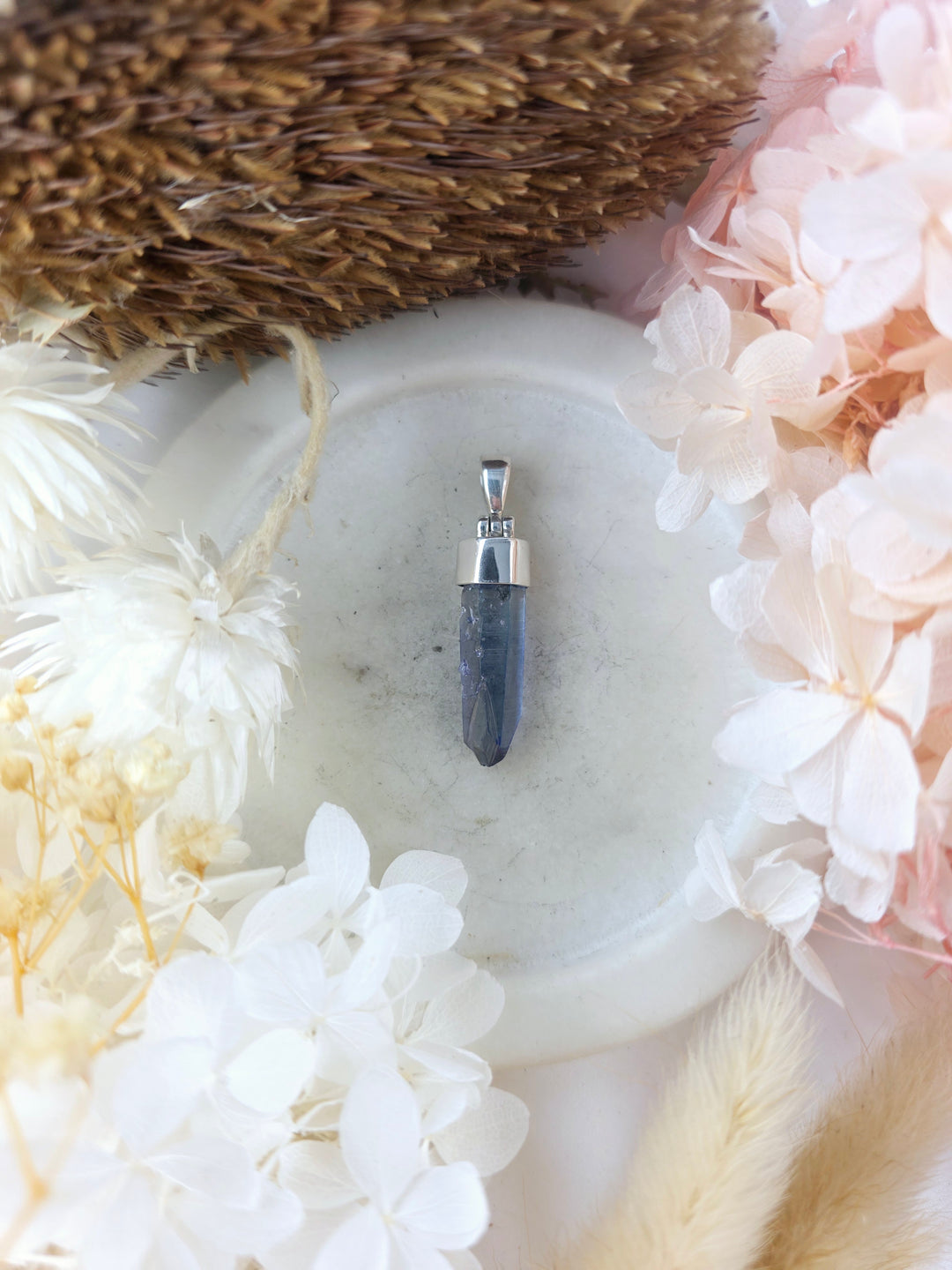 Tanzine Aura Silver Pendant