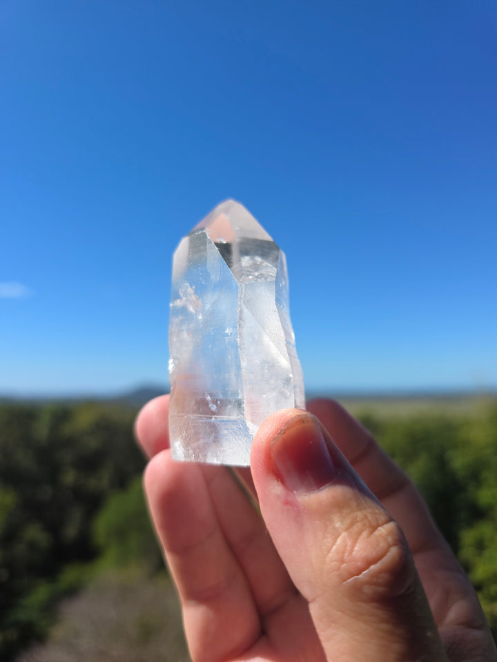 Lemurian Seed Quartz with Penetration Crystal Tower