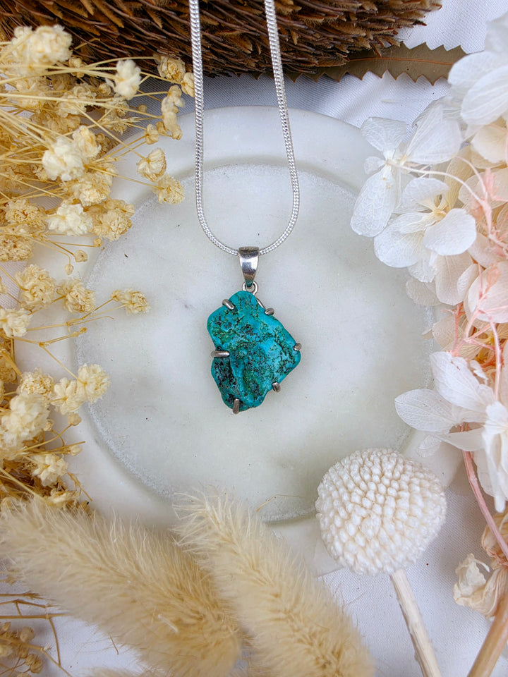 Turquoise Silver Necklace