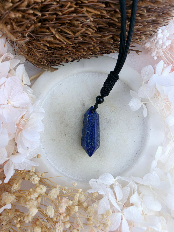 Lapis Lazuli Compass Pendant
